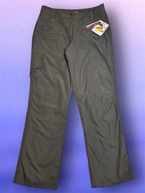 NWT Women’s Lightweight Golf Performance Pants in Olive Army Green sz 12